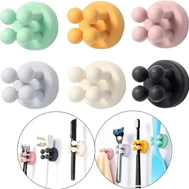 Robe Hook Adhesive - 1/2 peças Gancho Autoadesivo Sem Costura