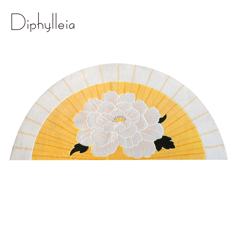Home Bathroom Dimensions - Diphylleia oriental peônia tapete estilo americano