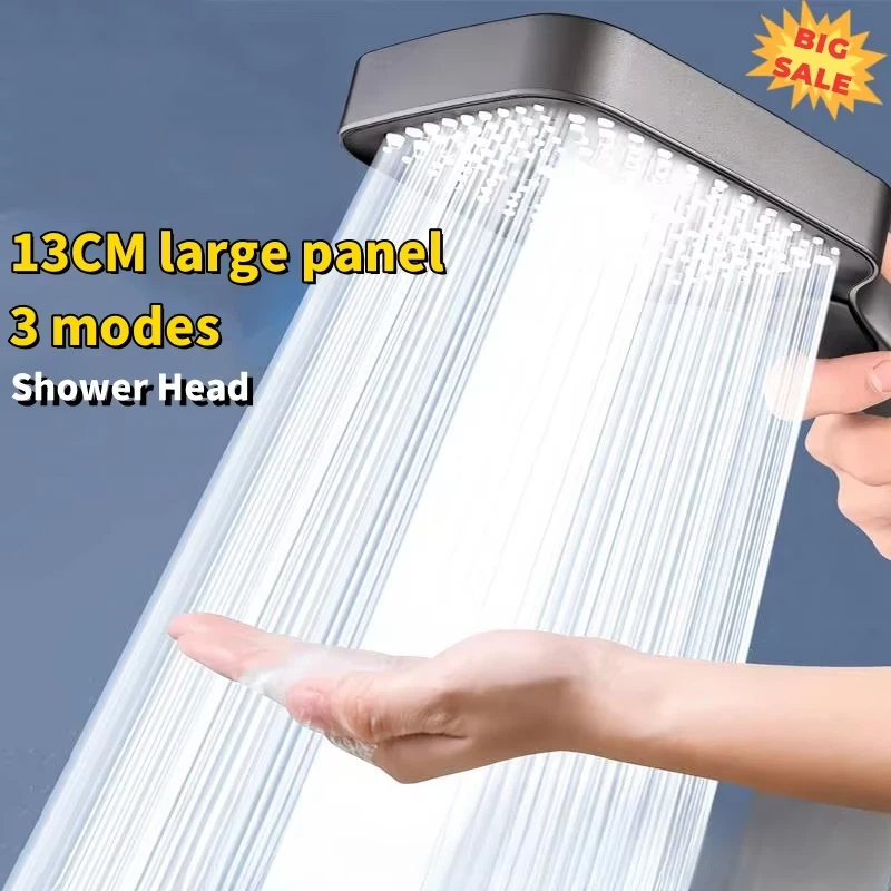 Home Bathroom Upgrades - Chuveiro de Painel Grande 13cm Alta