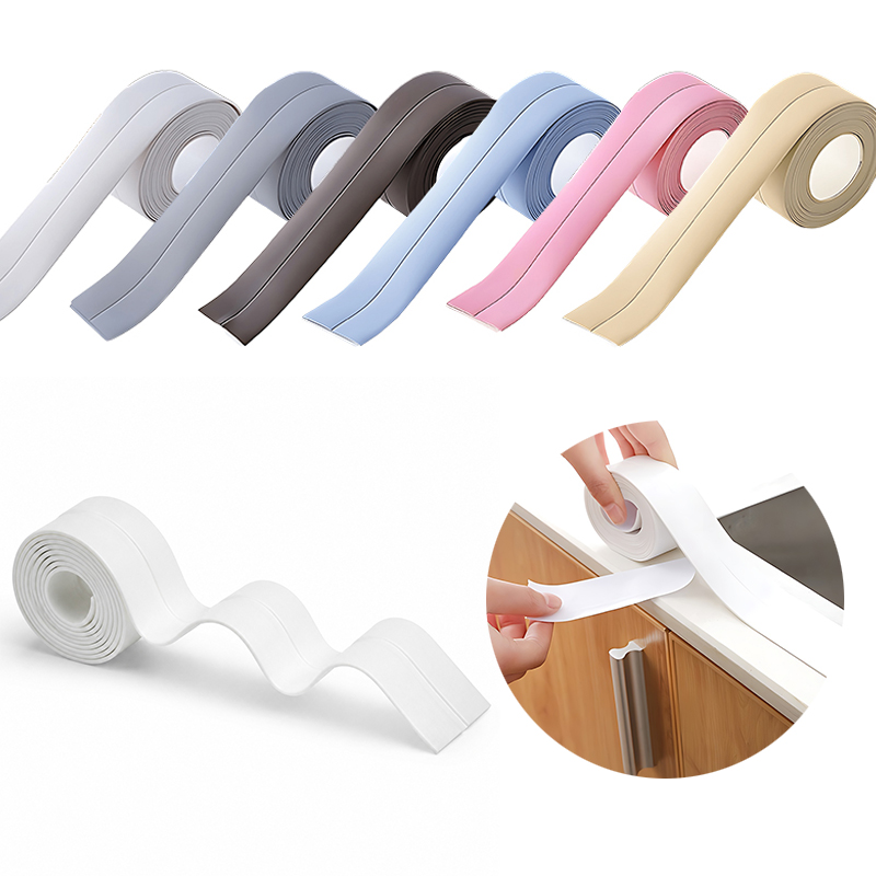 Home Bathroom Renovation - Kit de fita anti-mofo colorida, 2