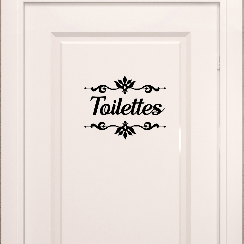 Home Bathroom Floor Tiles - Decalque De Banheiro Francês Com Flor,