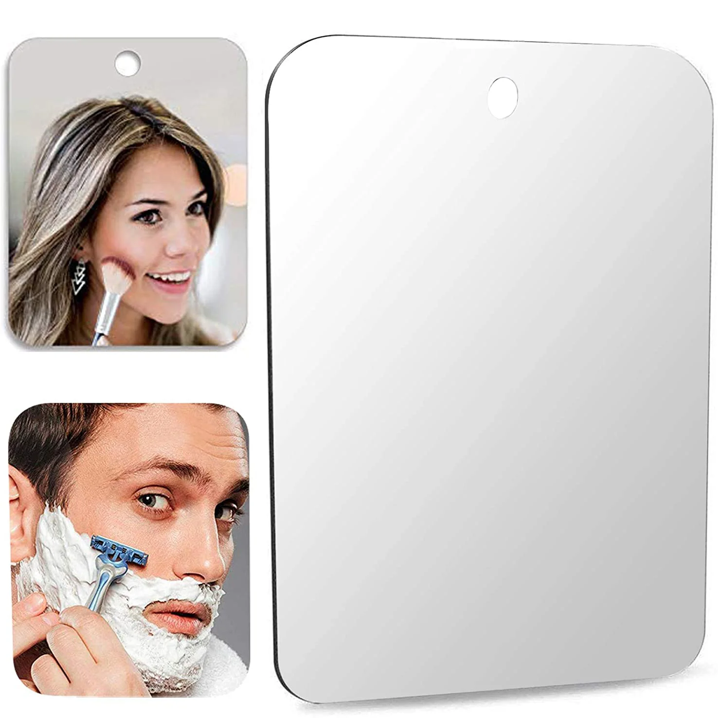 Shaving Mirror Suction - Espelho de viagem de sucção de