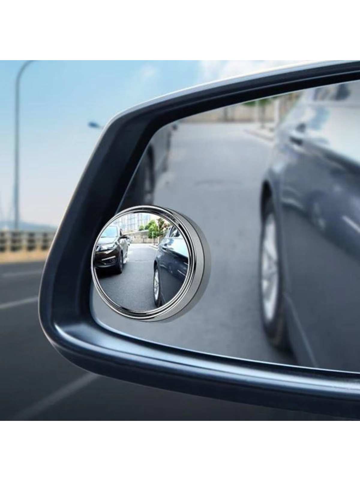 Shaving Mirror Suction - Espelho Retrovisor Auxiliar para Carro, Espelho