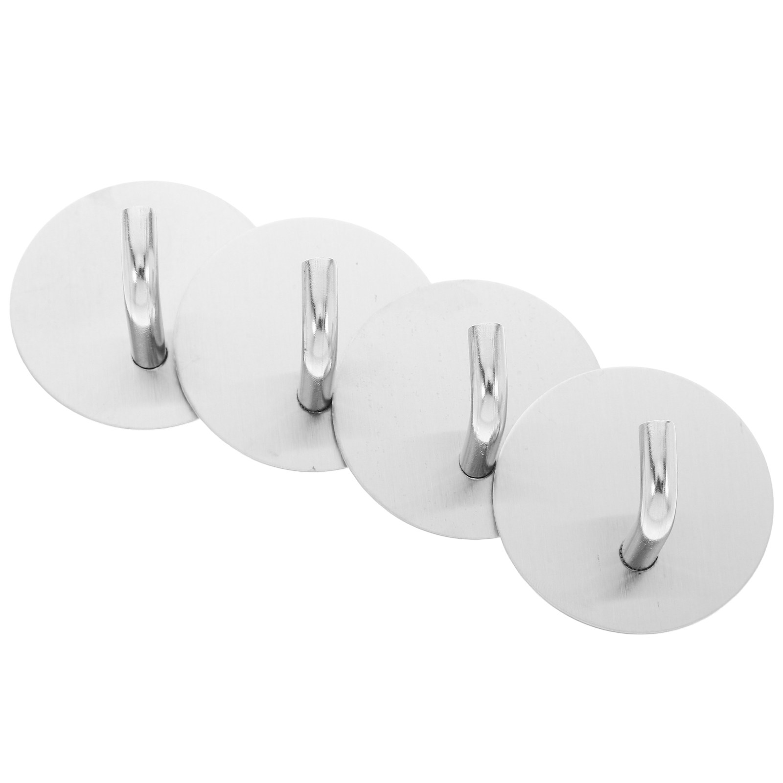 Robe Hook Adhesive - 4 Peças Ganchos de Aço Inoxidável