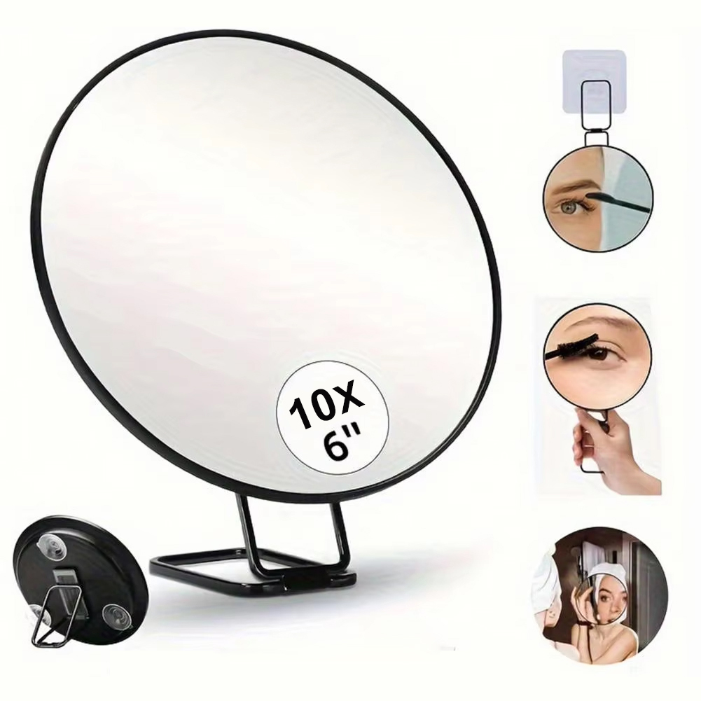 Shaving Mirror Suction - Espelho de Maquiagem Portátil de 6