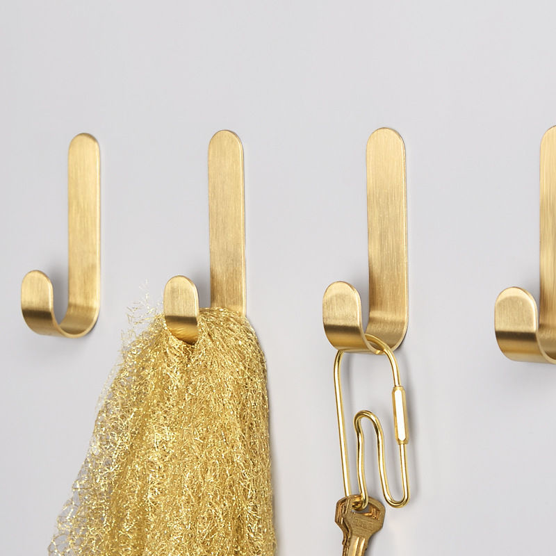 Robe Hook Adhesive - Ganchos de parede de latão, ganchos