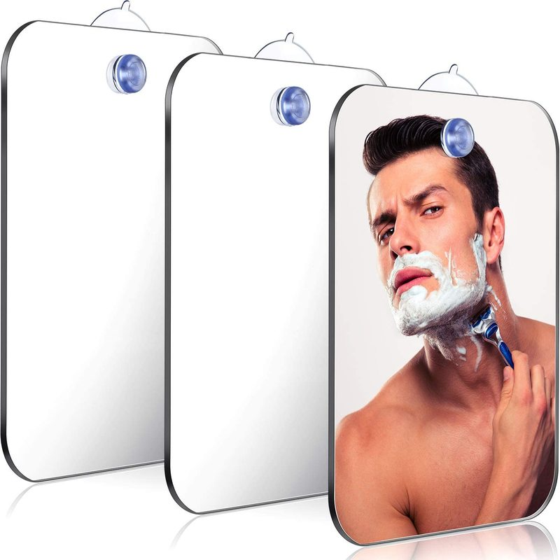 Shaving Mirror Suction - 1 pçs espelho acrílico com sucção