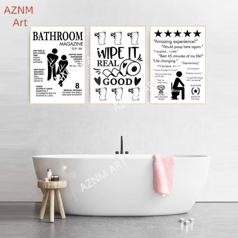 Arte da parede pintura em tela - Home Bathroom Pictures avaliação e preço