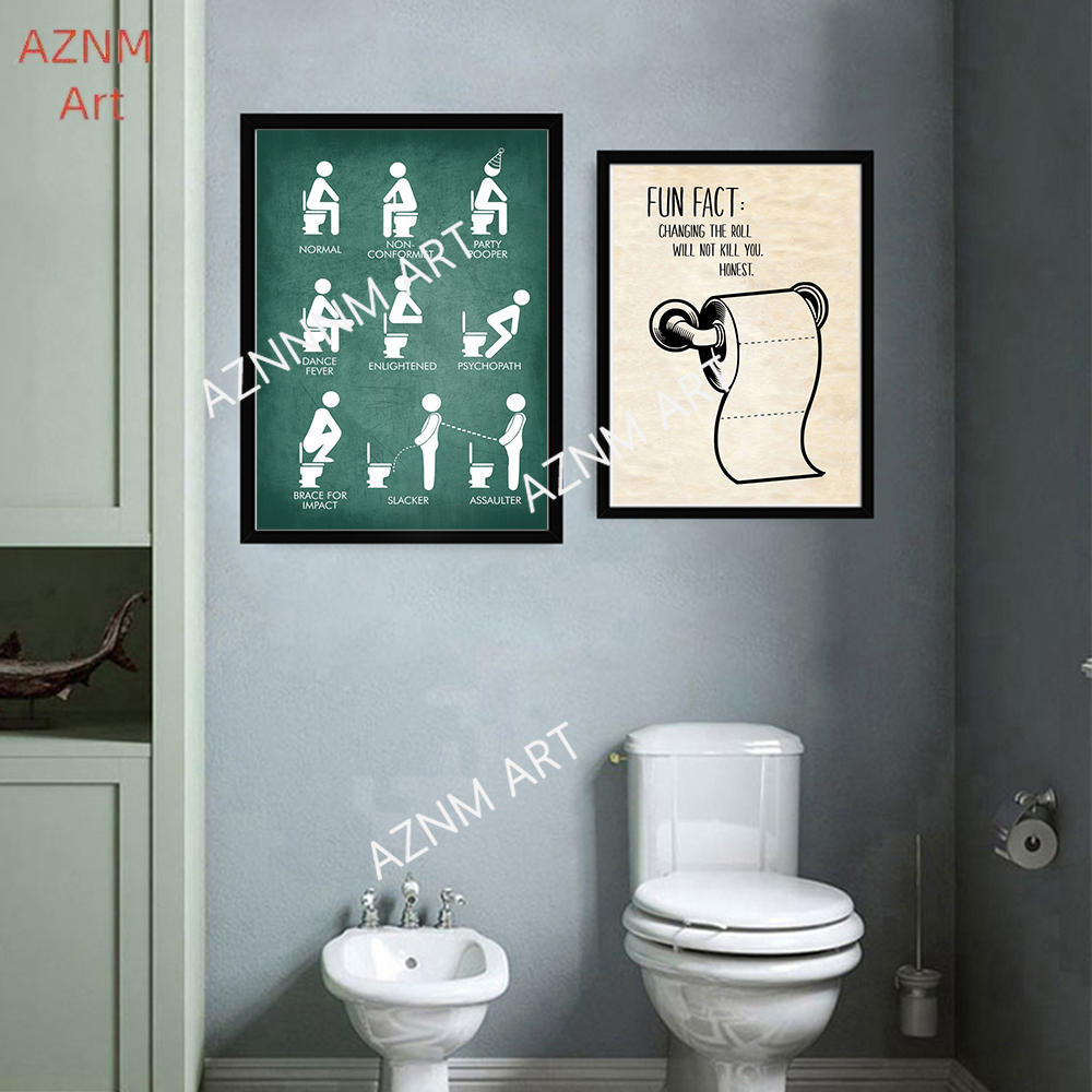 Arte da parede pintura em tela - Home Bathroom Pictures avaliação e preço