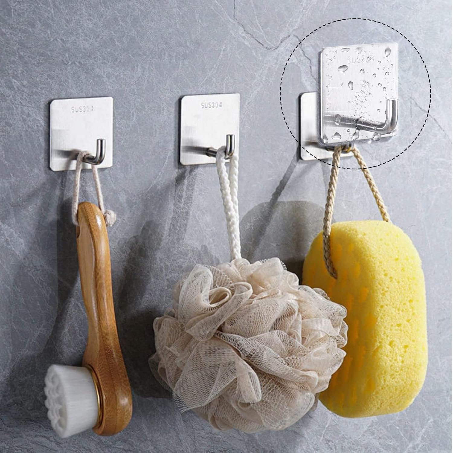 Gancho Adesivo de Aço Inoxidáv - Robe Hook Adhesive avaliação e preço