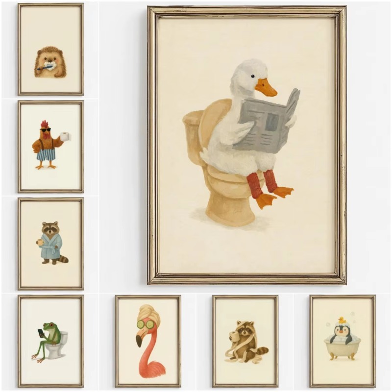 1 unidade de arte de parede se - Home Bathroom Pictures avaliação e preço