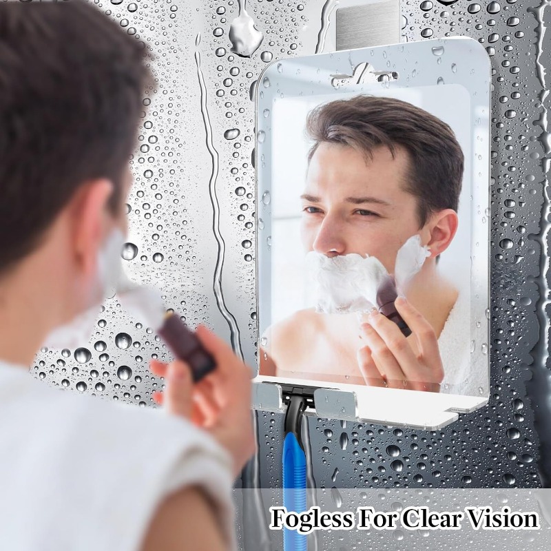 Espelho acrílico antiembaçante - Shaving Mirror Suction avaliação e preço