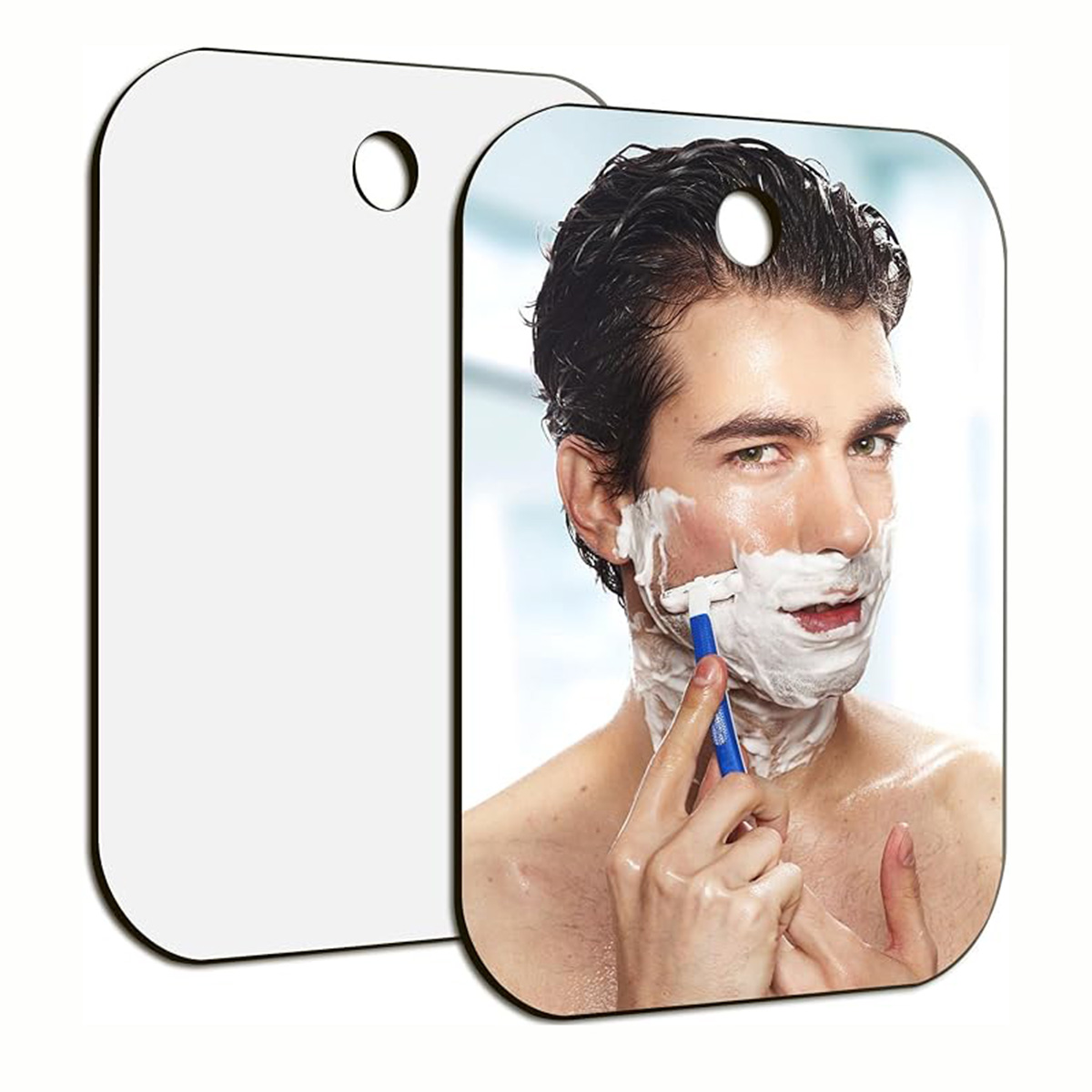 Espelho acrílico com ventosa d - Shaving Mirror Suction avaliação e preço