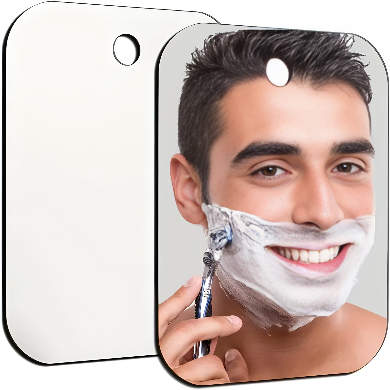 Espelho acrílico com ventosa d - Shaving Mirror Suction avaliação e preço