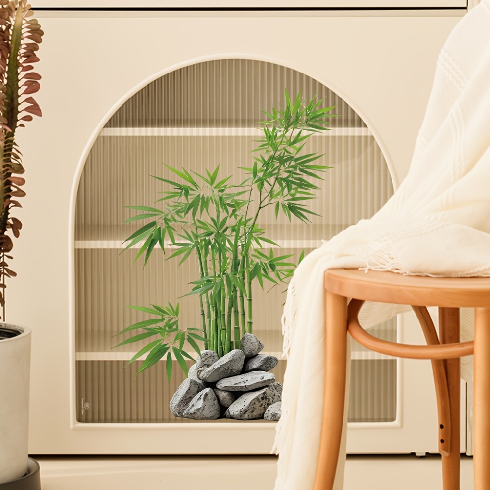 Aquarela verde folha de bambu  - Home Bathroom Floor Tiles avaliação e preço