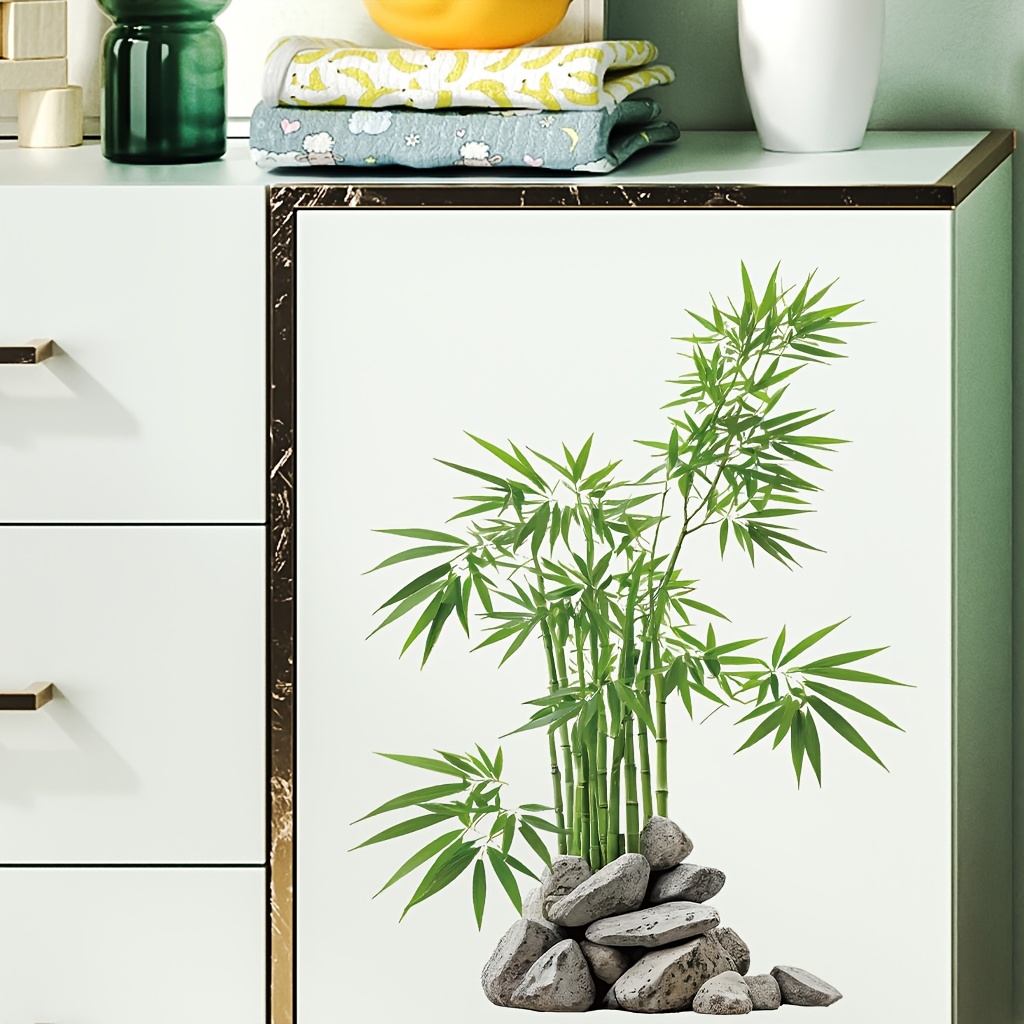 Aquarela verde folha de bambu  - Home Bathroom Floor Tiles avaliação e preço
