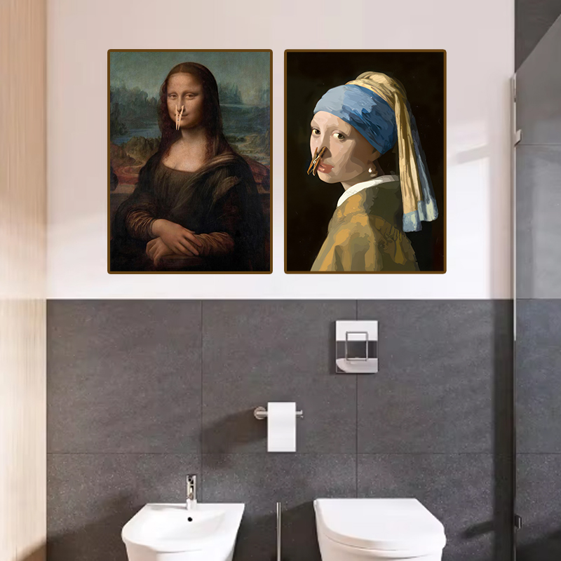 1 peça de Decoração Divertida  - Home Bathroom Pictures avaliação e preço