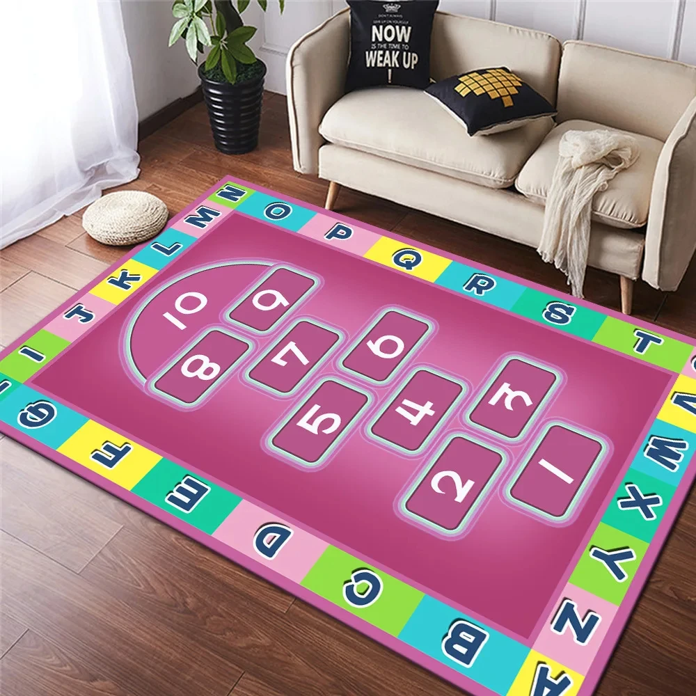 Hopscotch número padrão tapete - Home Bathroom Layout avaliação e preço