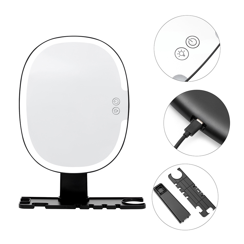 Espelho de chuveiro LED anti-e - Shaving Mirror Suction avaliação e preço