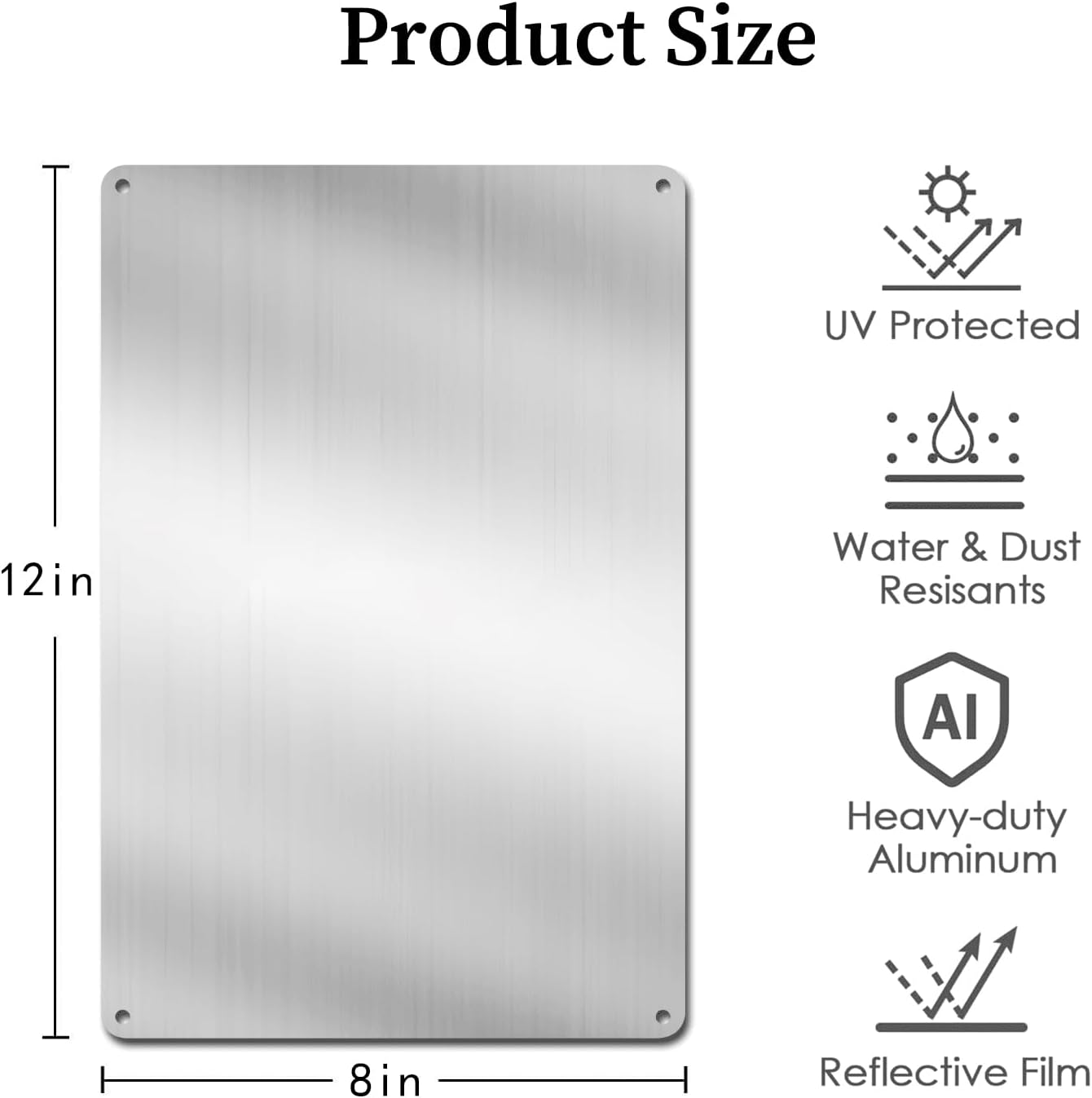 Placa de Metal Decorativa Retr - Home Bathroom Dimensions avaliação e preço
