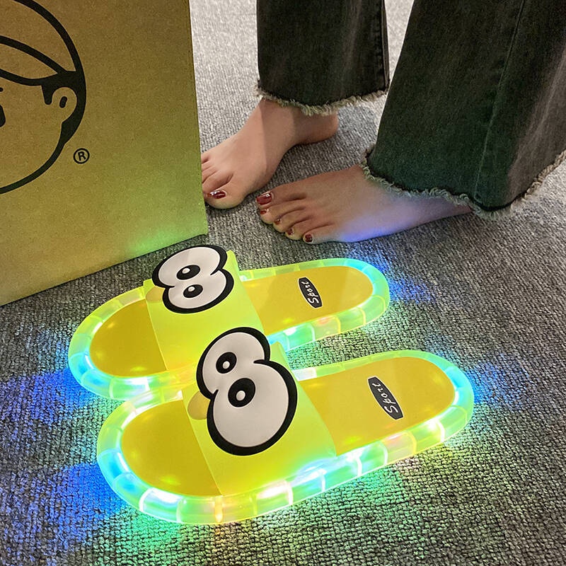 Chinelos luminosos com olhos g - Home Outdoor Bathroom avaliação e preço