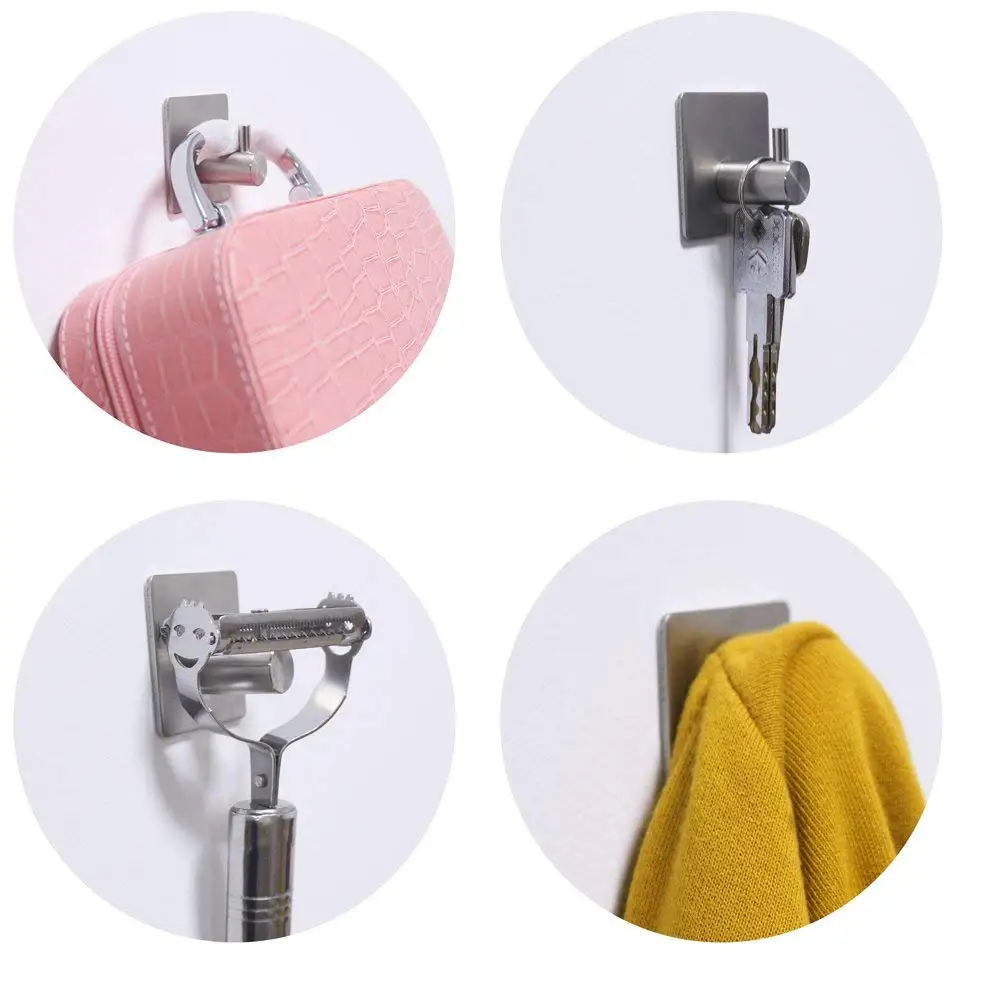 Ganchos Adesivos de Aço Inoxid - Robe Hook Adhesive avaliação e preço