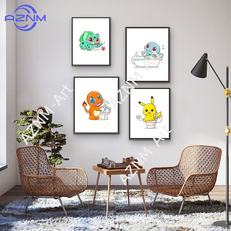 Pintura em Tela Engraçada de D - Home Bathroom Pictures avaliação e preço